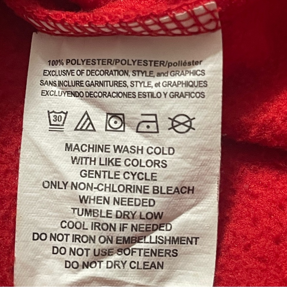 MLB Washington Nationals 1/4 Zip Pullover Jacket Men's Size 2XL - Picture 7 of 11